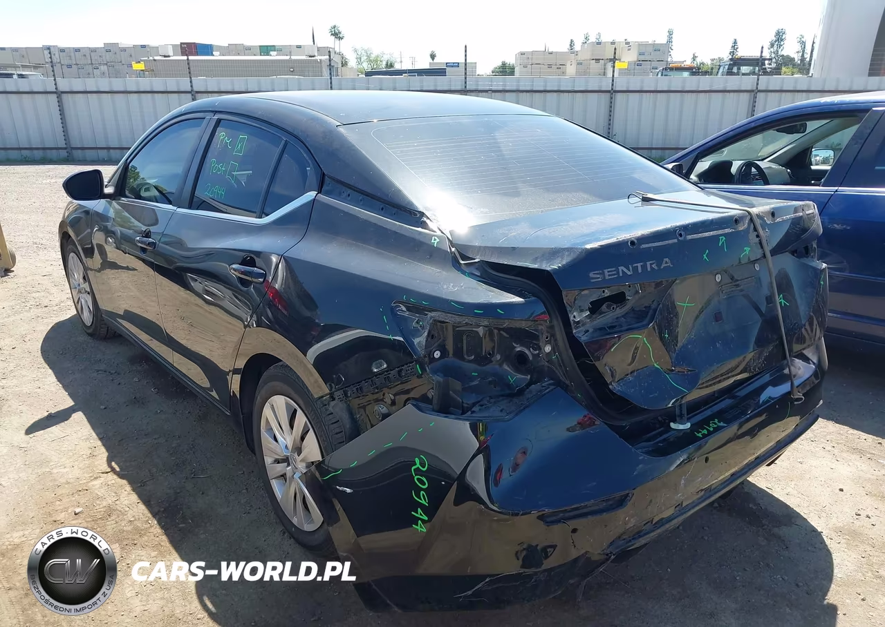 2020 Nissan Sentra S Xtronic Cvt VIN:3N1AB8BV9LY261128 - 3