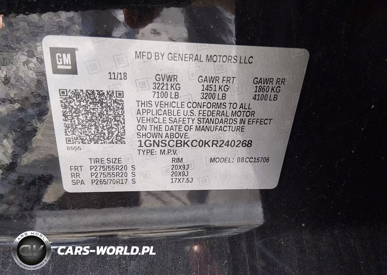 2019 Chevrolet Tahoe Lt VIN:1GNSCBKC0KR240268 - 9
