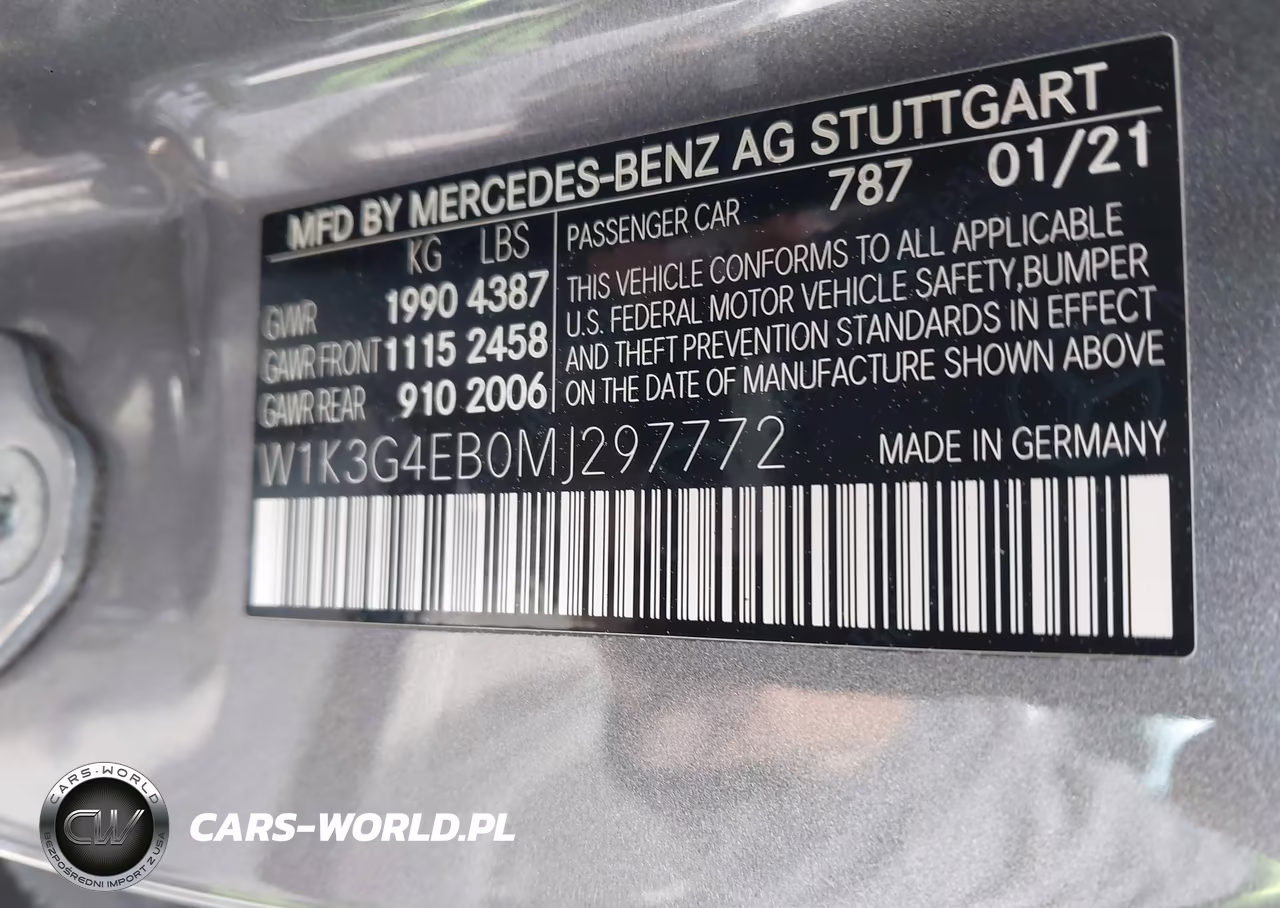 2021 Mercedes-Benz A 220 VIN:W1K3G4EB0MJ297772 - 9
