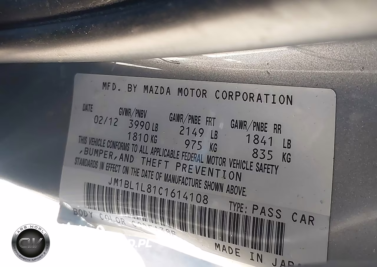 2012 Mazda Mazda3 I Touring VIN:JM1BL1L81C1614108 - 9