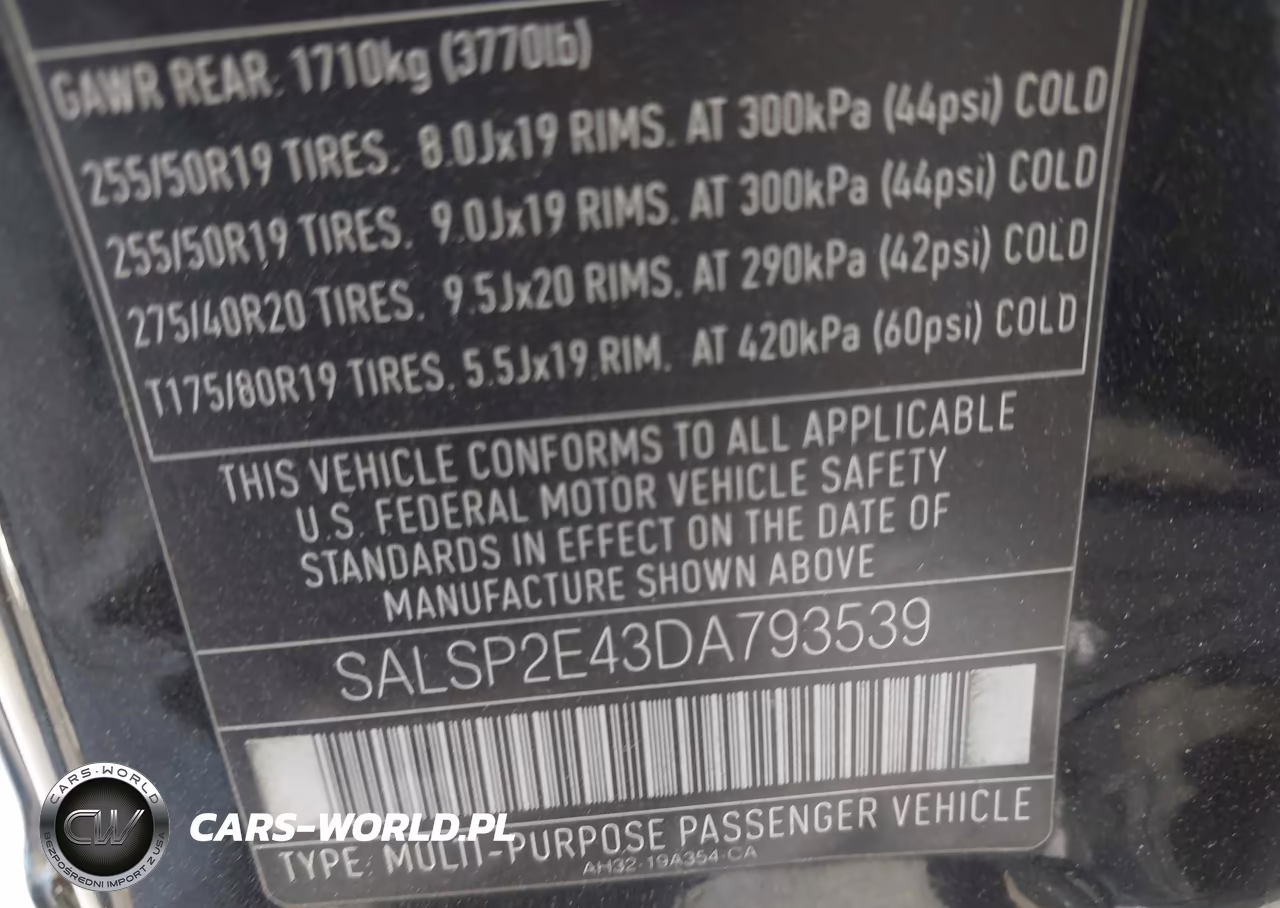 2013 Land Rover Range Rover Sport Autobiography VIN:SALSP2E43DA793539 - 9