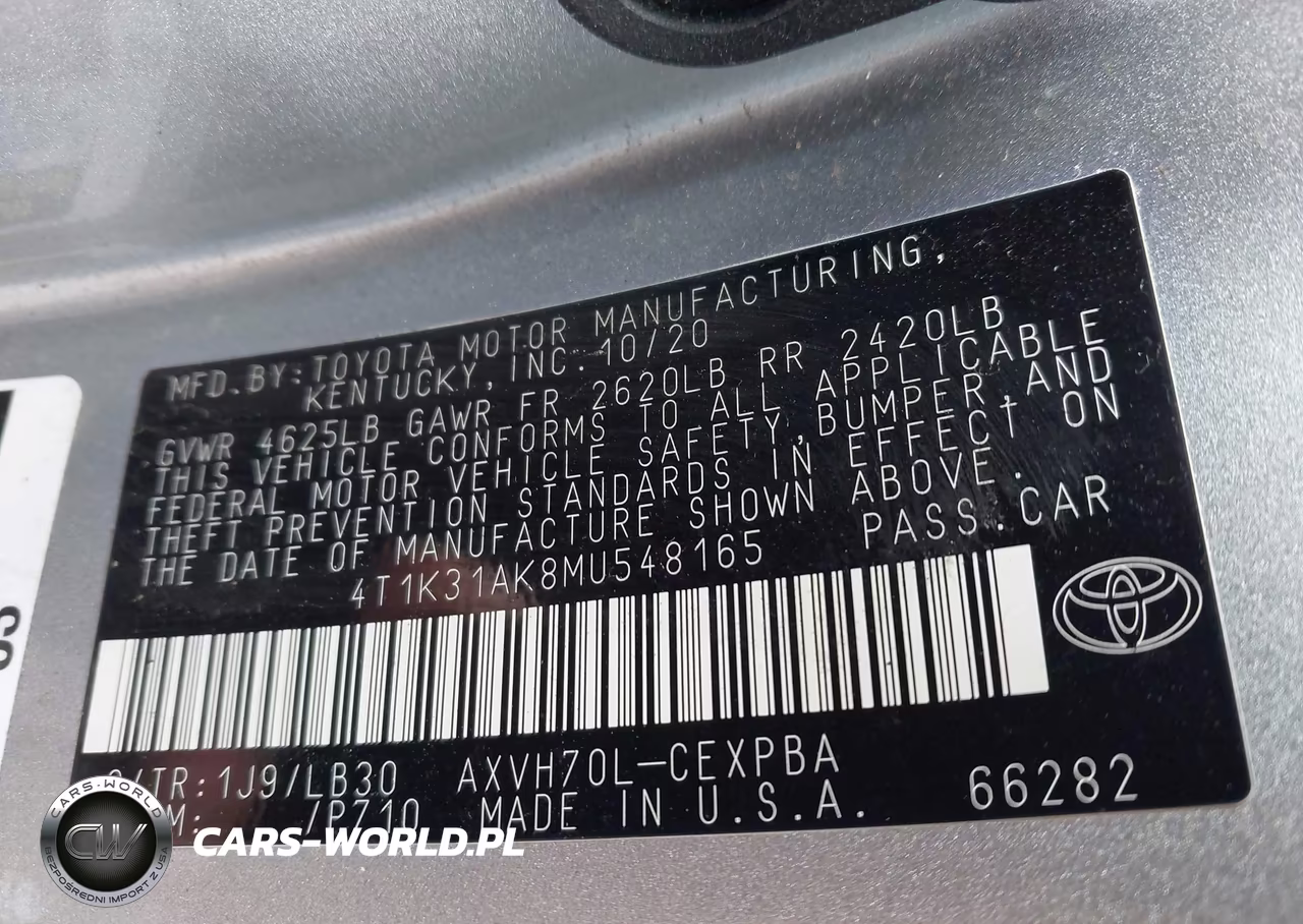 2021 Toyota Camry Xse Hybrid VIN:4T1K31AK8MU548165 - 9