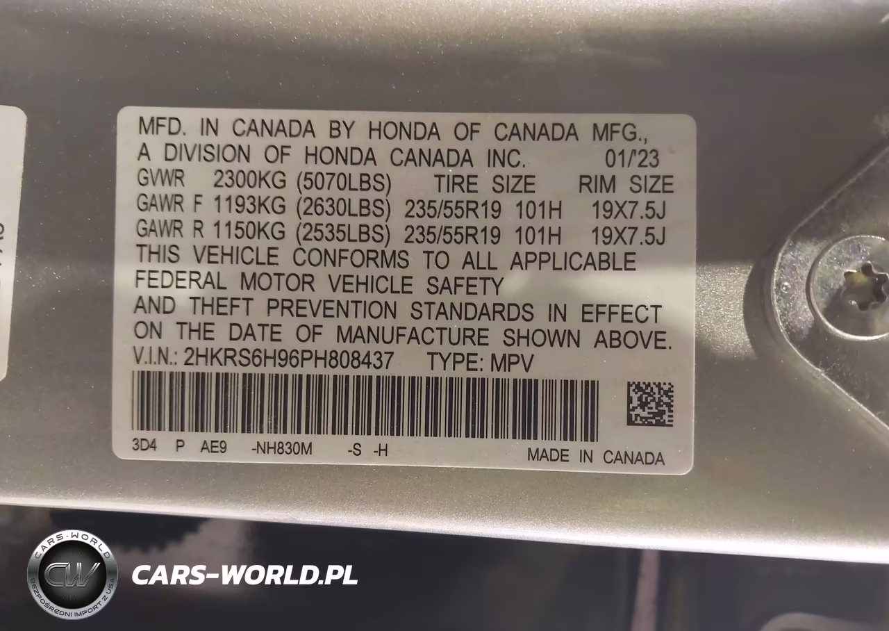 2023 Honda Cr-V Hybrid Sport Touring VIN:2HKRS6H96PH808437 - 9
