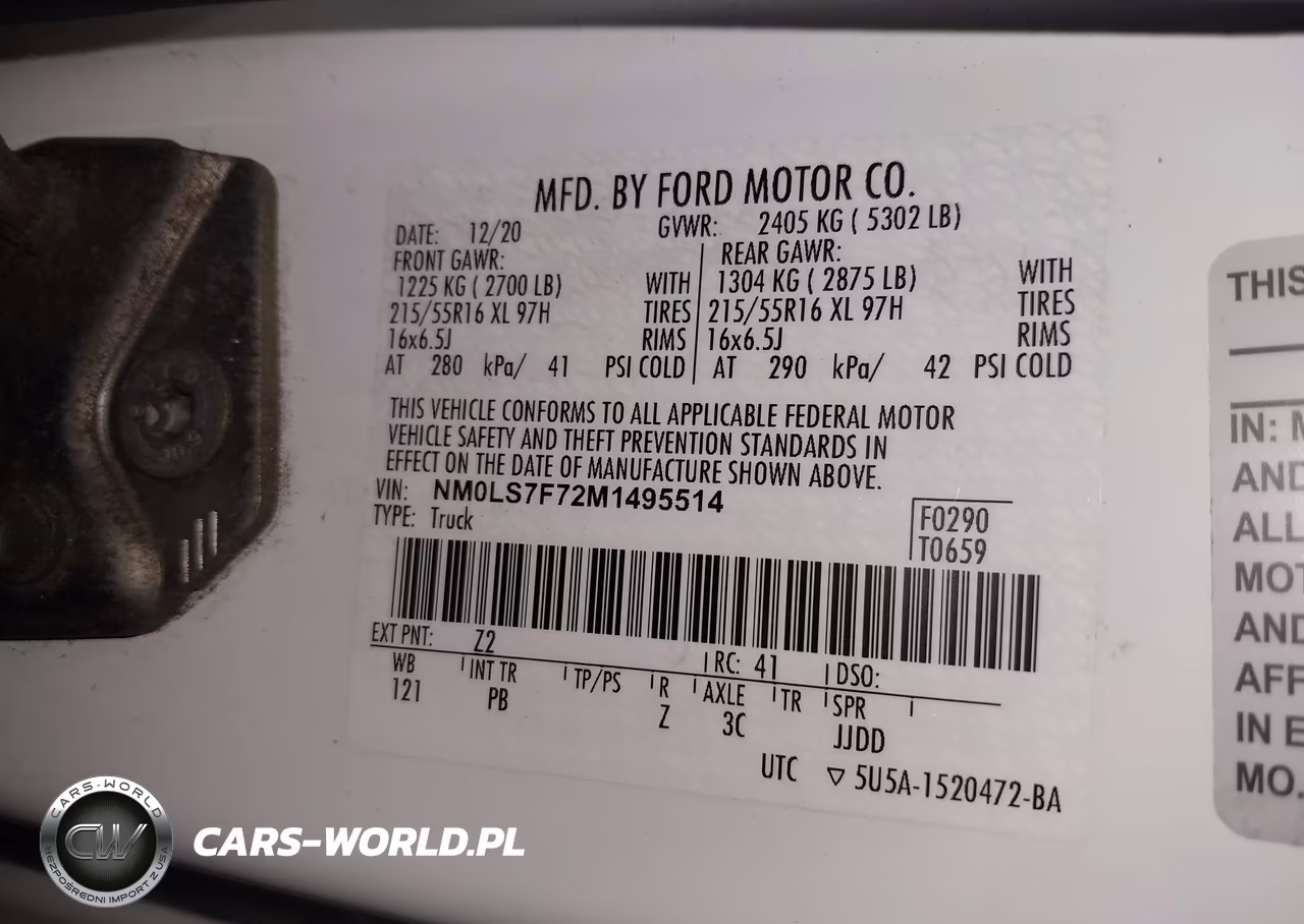 2021 Ford Transit Connect Xlt VIN:NM0LS7F72M1495514 - 9