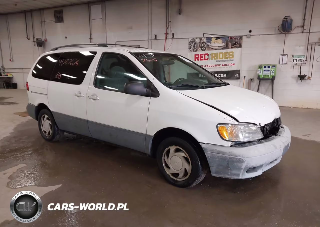2001 Toyota Sienna Le VIN:4T3ZF13C31U367800 - 3