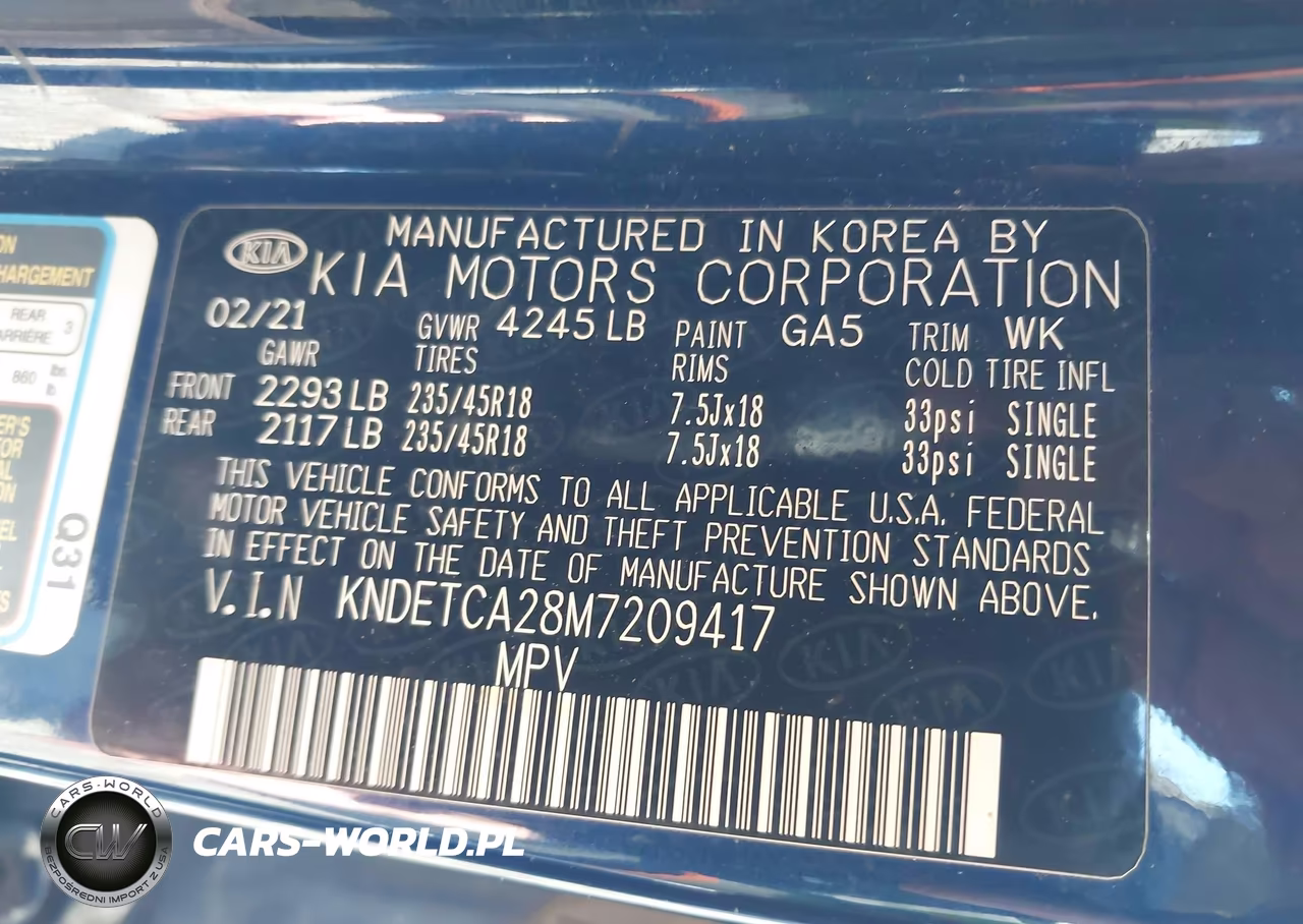 2021 Kia Seltos Sx Turbo VIN:KNDETCA28M7209417 - 9