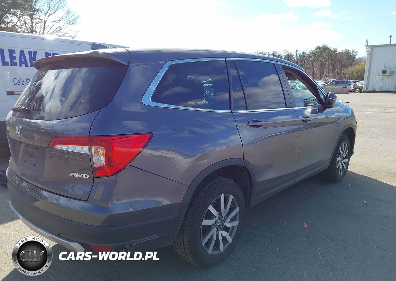 2021 Honda Pilot Awd Ex-L VIN:5FNYF6H52MB013456 - 4