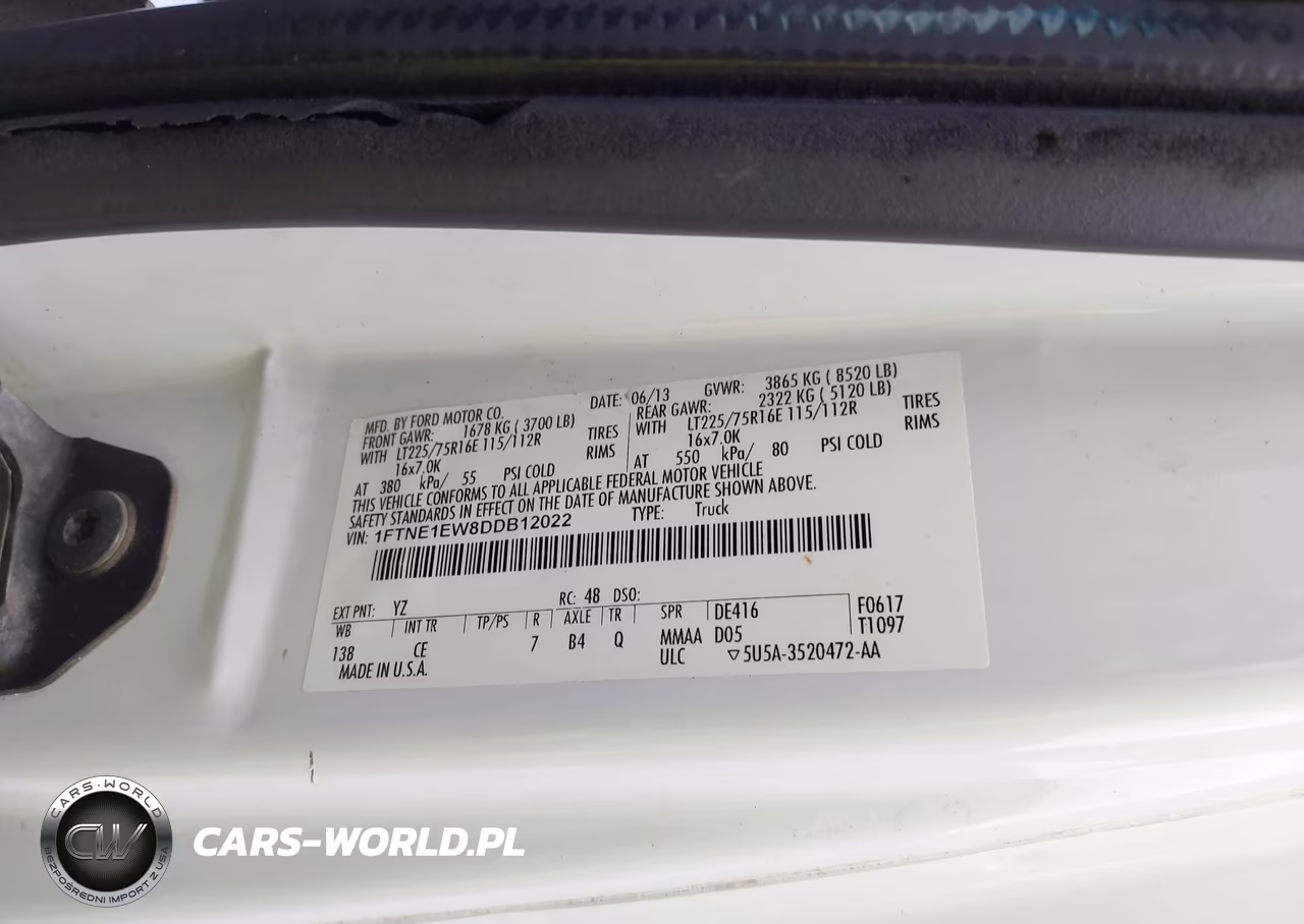 2013 Ford E-150 Commercial VIN:1FTNE1EW8DDB12022 - 9