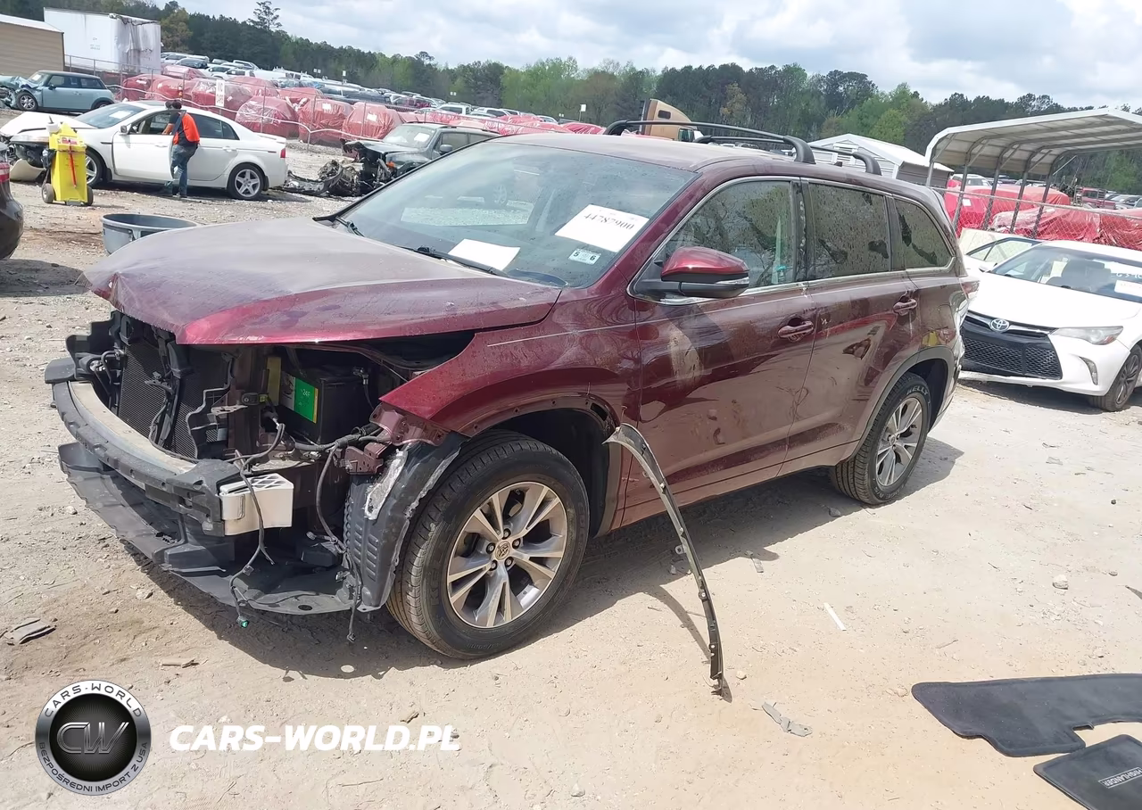 2014 Toyota Highlander Le Plus V6 VIN:5TDZKRFH3ES022887 - 2