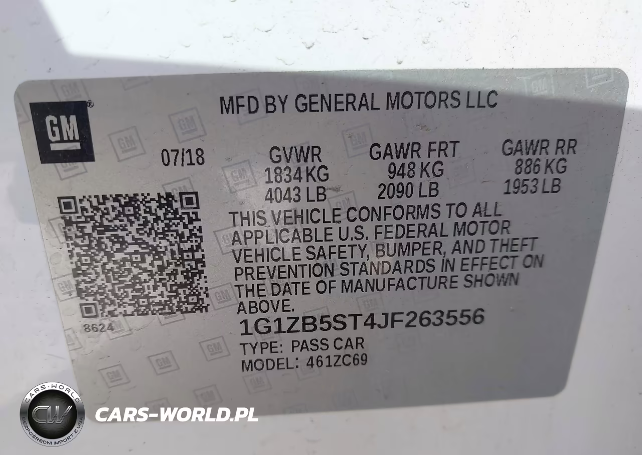 2018 Chevrolet Malibu 1Ls VIN:1G1ZB5ST4JF263556 - 9