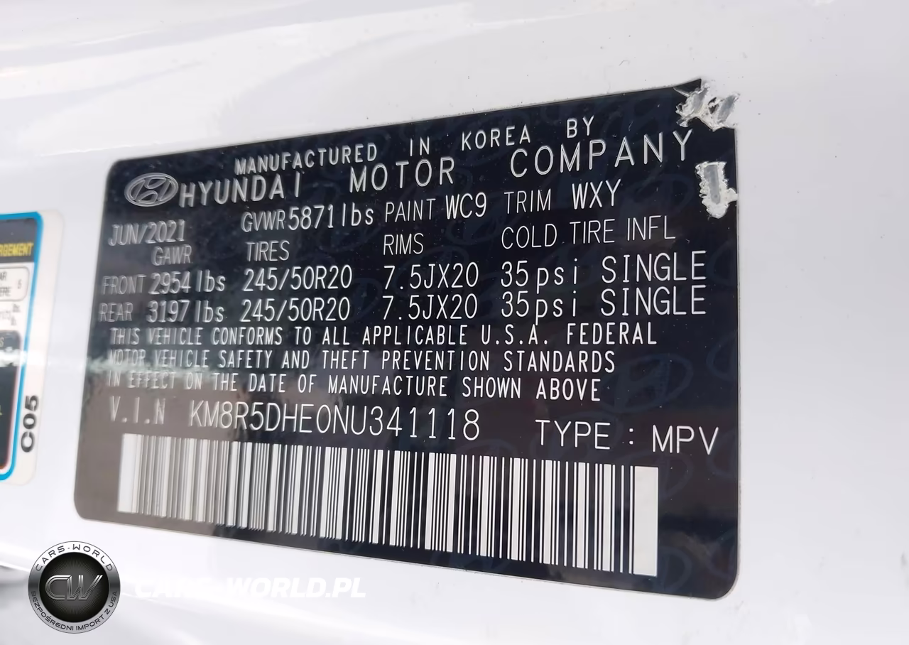 2022 Hyundai Palisade Limited VIN:KM8R5DHE0NU341118 - 9