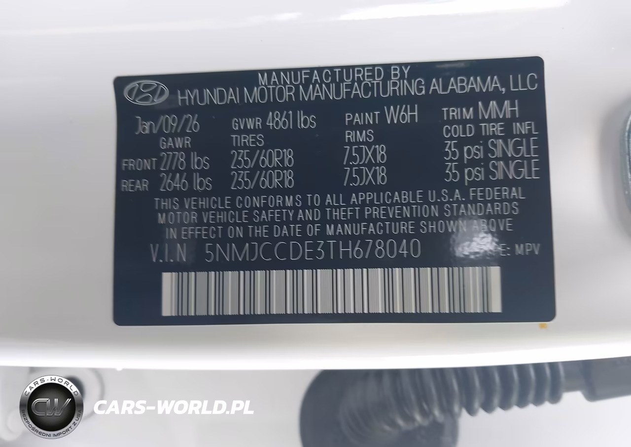 2026 Hyundai Tucson Sel Premium VIN:5NMJCCDE3TH678040 - 9