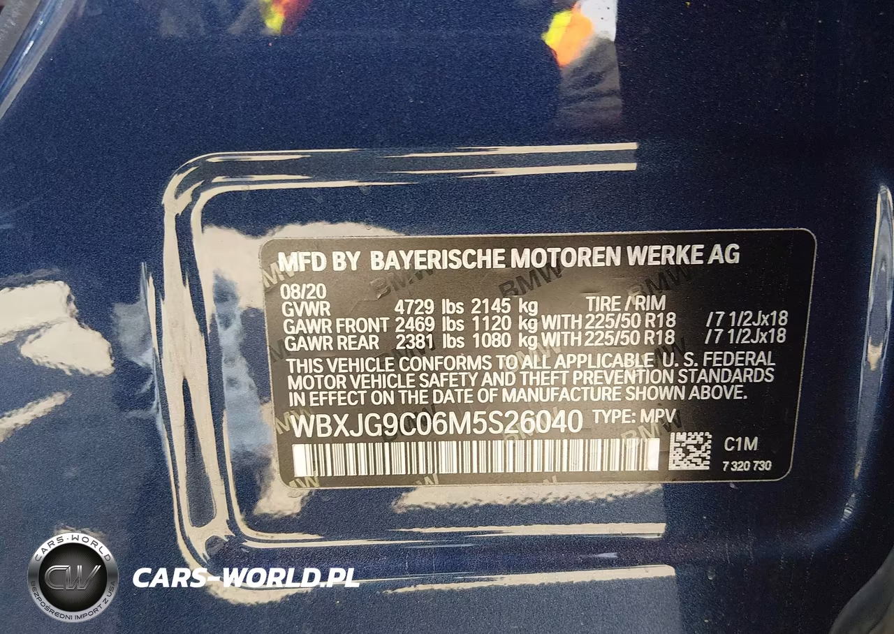 2021 BMW X1 xDrive28I VIN:WBXJG9C06M5S26040 - 9