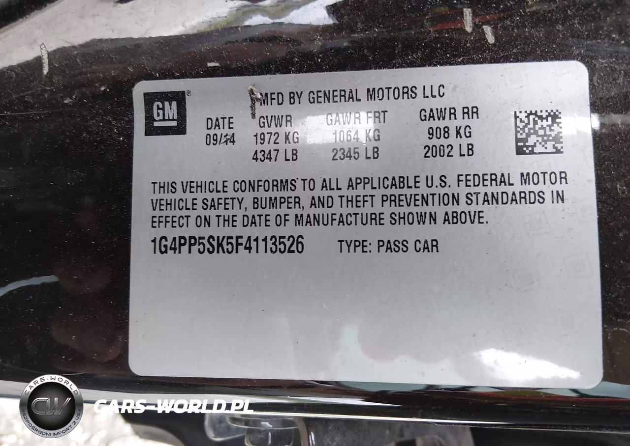 2015 Buick Verano VIN:1G4PP5SK5F4113526 - 9