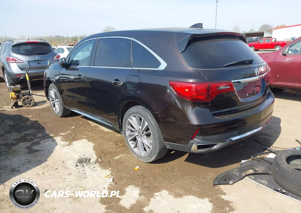 2018 Acura Mdx Technology Package Acurawatch Plus Pkg VIN:5J8YD4H54JL012443 - 3
