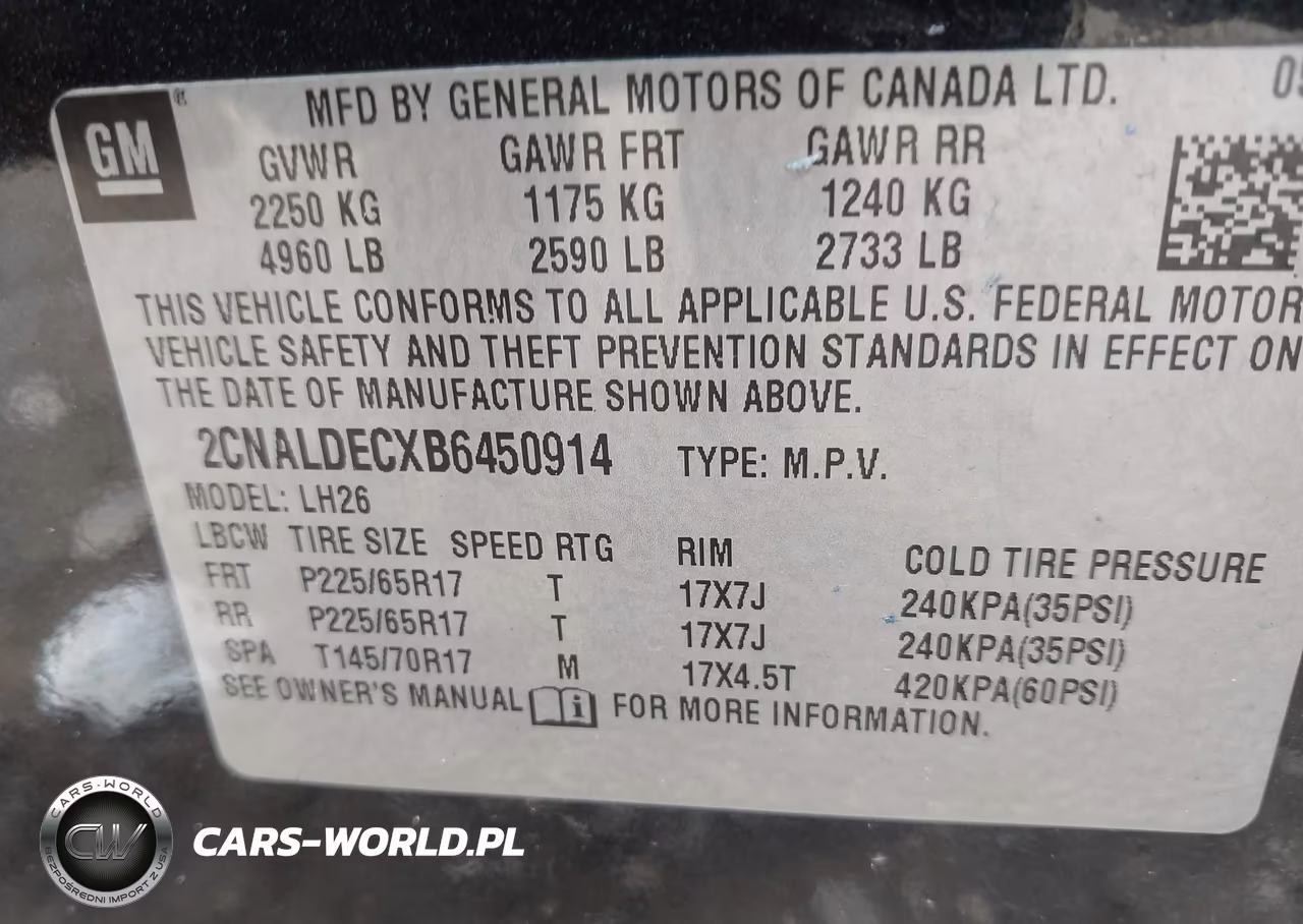 2011 Chevrolet Equinox 1Lt VIN:2CNALDECXB6450914 - 9
