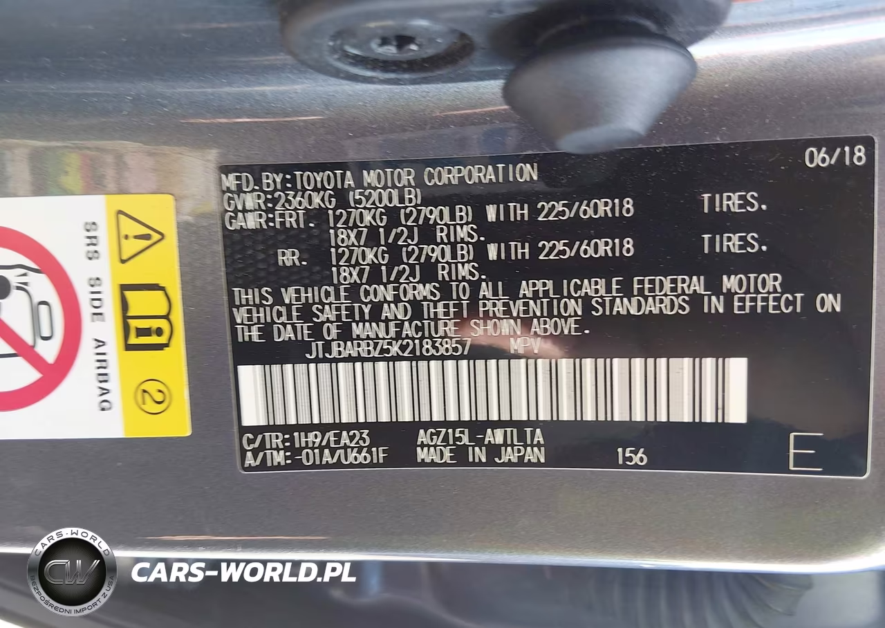 2019 Lexus Nx 300 VIN:JTJBARBZ5K2183857 - 9