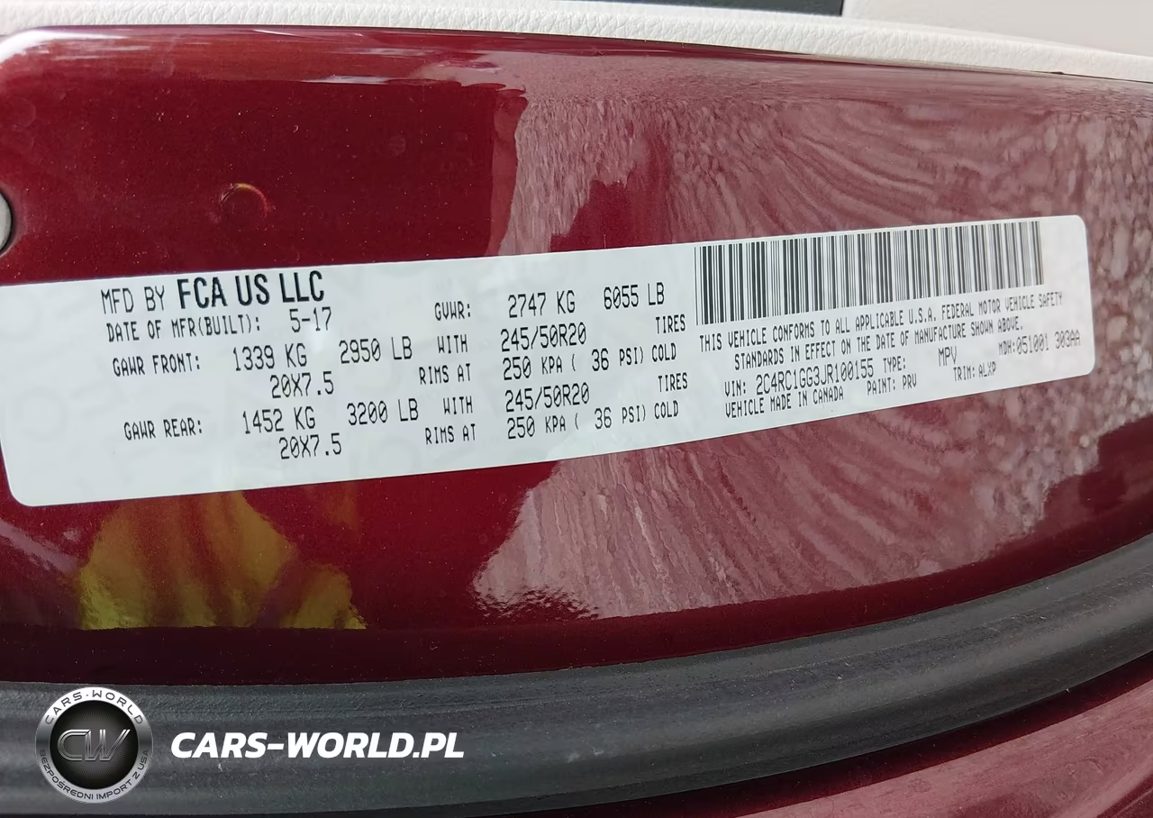 2018 Chrysler Pacifica Limited VIN:2C4RC1GG3JR100155 - 9