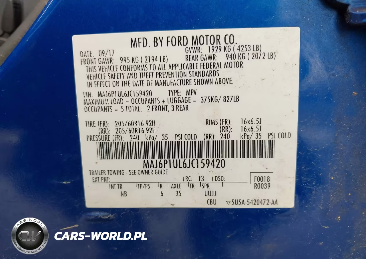 2018 Ford Ecosport Se VIN:MAJ6P1UL6JC159420 - 9