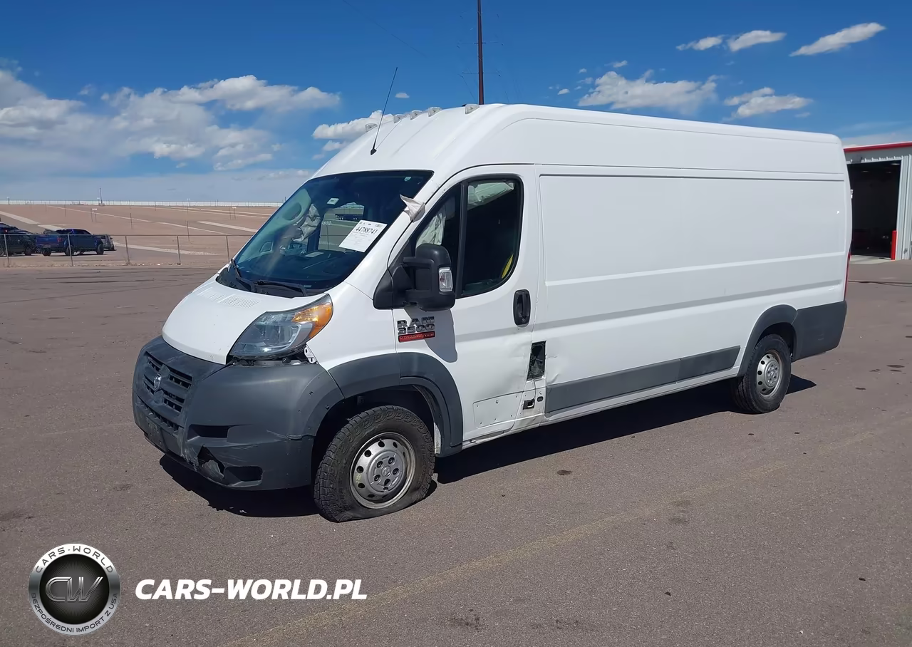 2018 Ram Promaster 3500 Cargo Van High Roof 159 Wb Ext VIN:3C6URVJG2JE118339 - 2