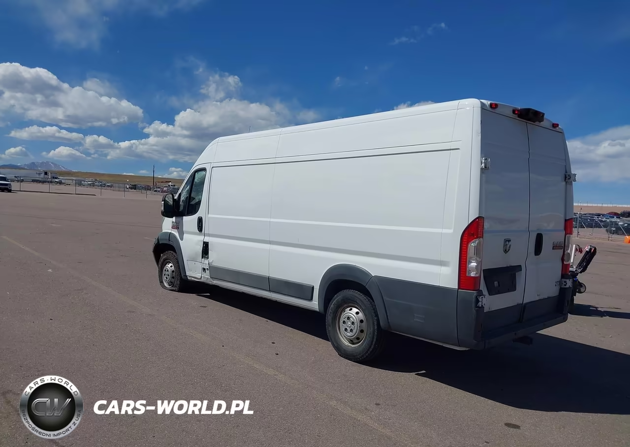 2018 Ram Promaster 3500 Cargo Van High Roof 159 Wb Ext VIN:3C6URVJG2JE118339 - 3