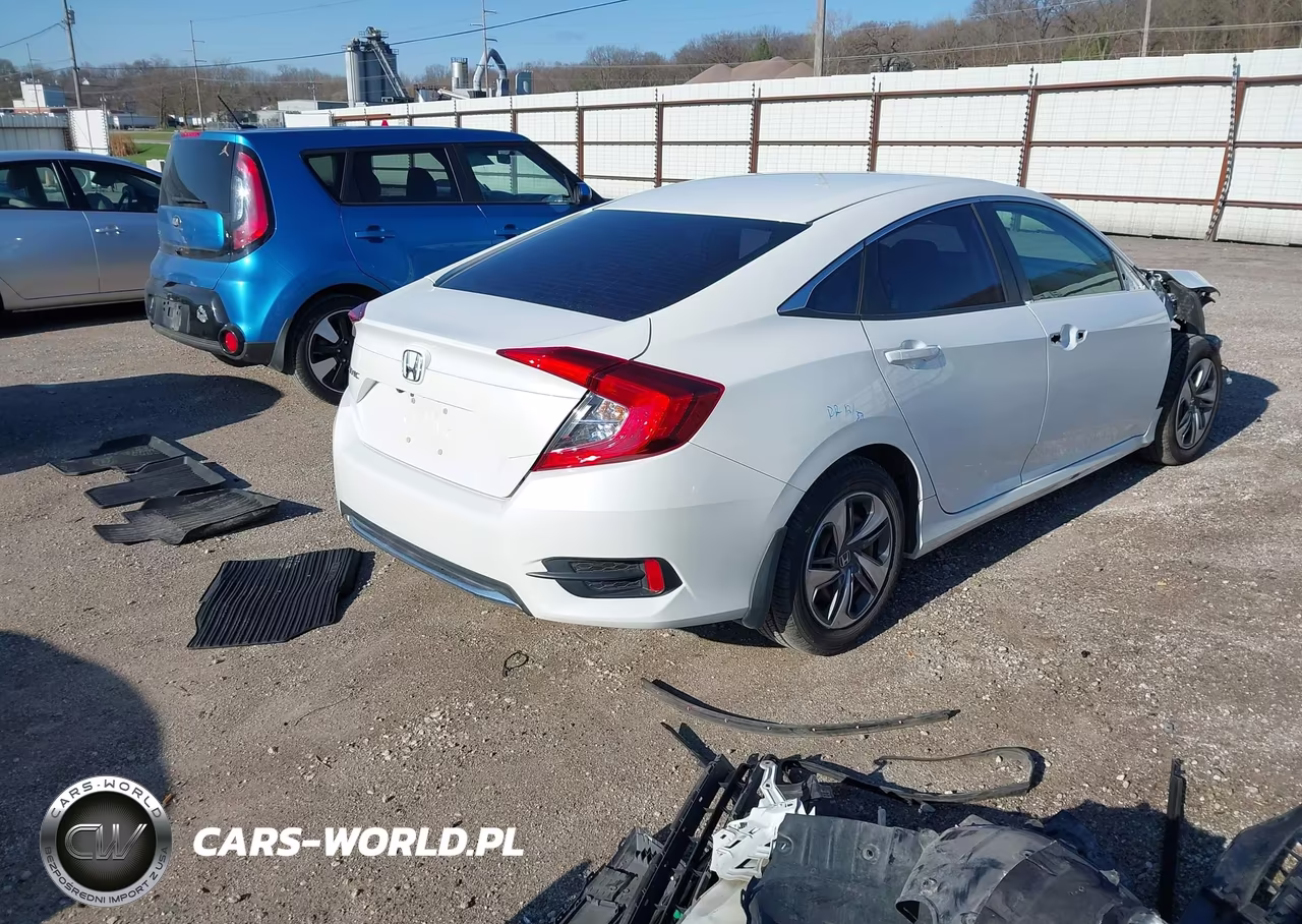 2020 Honda Civic Lx VIN:2HGFC2F66LH519449 - 4