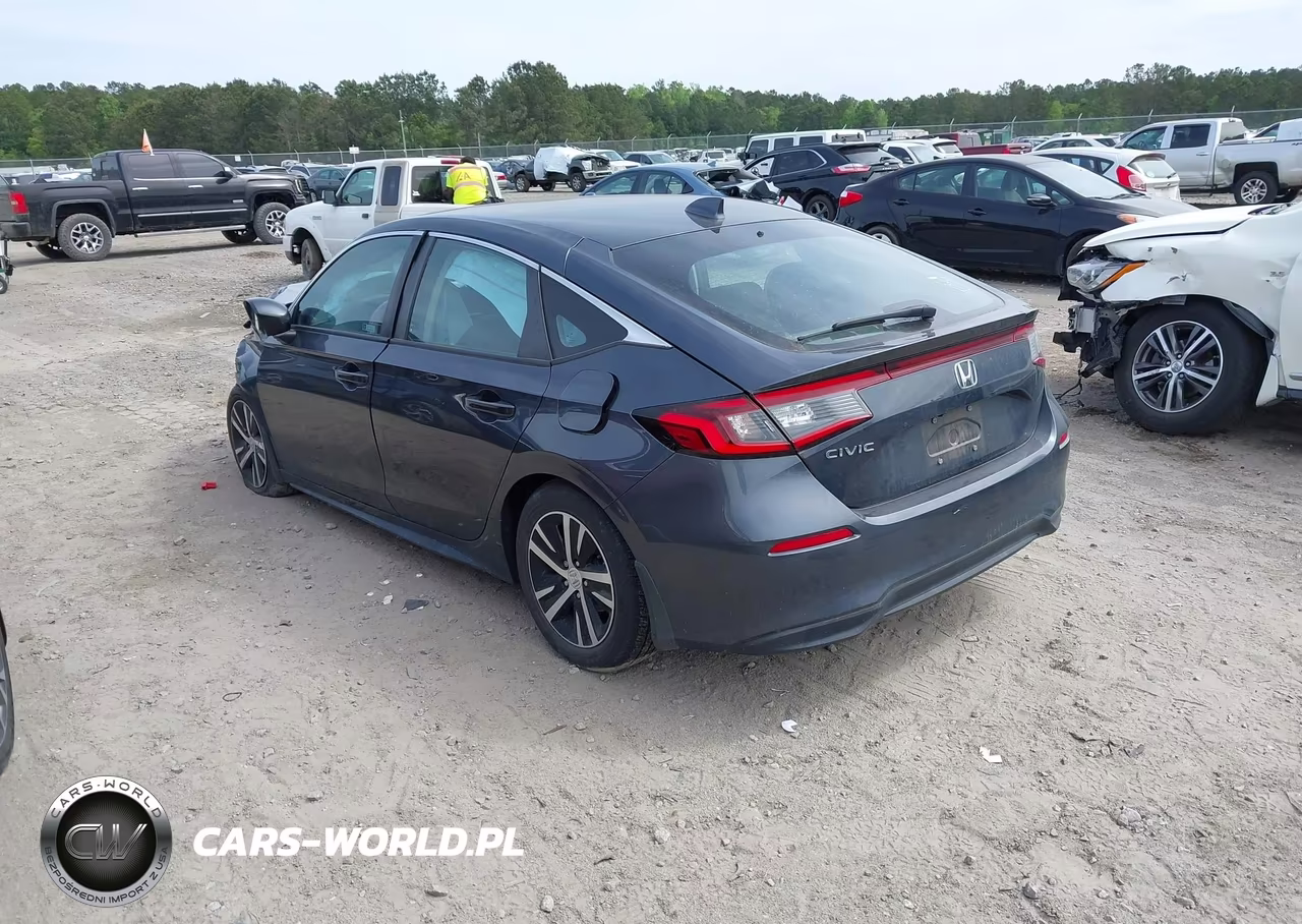 2024 Honda Civic Lx VIN:19XFL2H53RE011673 - 3