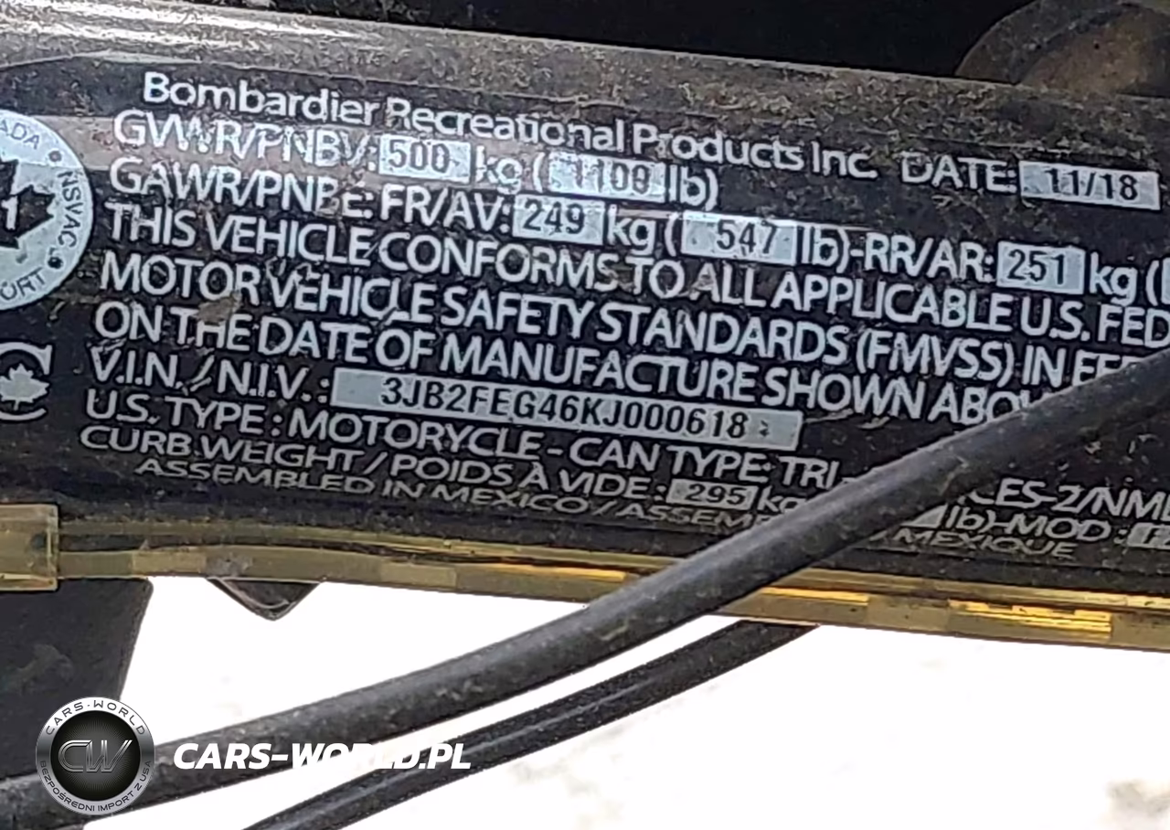 2019 Can-Am Ryker VIN:3JB2FEG46KJ000618 - 10
