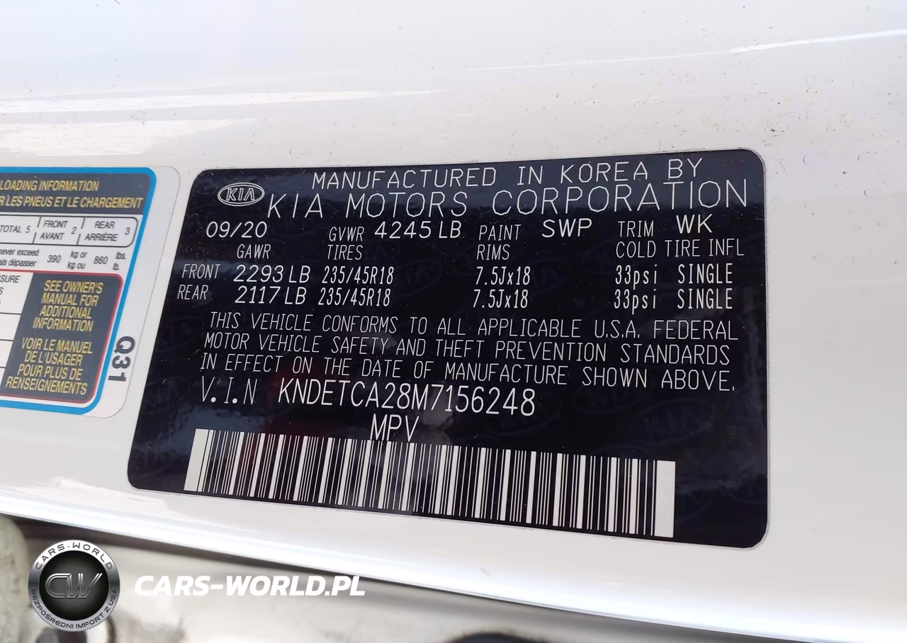2021 Kia Seltos Sx Turbo VIN:KNDETCA28M7156248 - 9