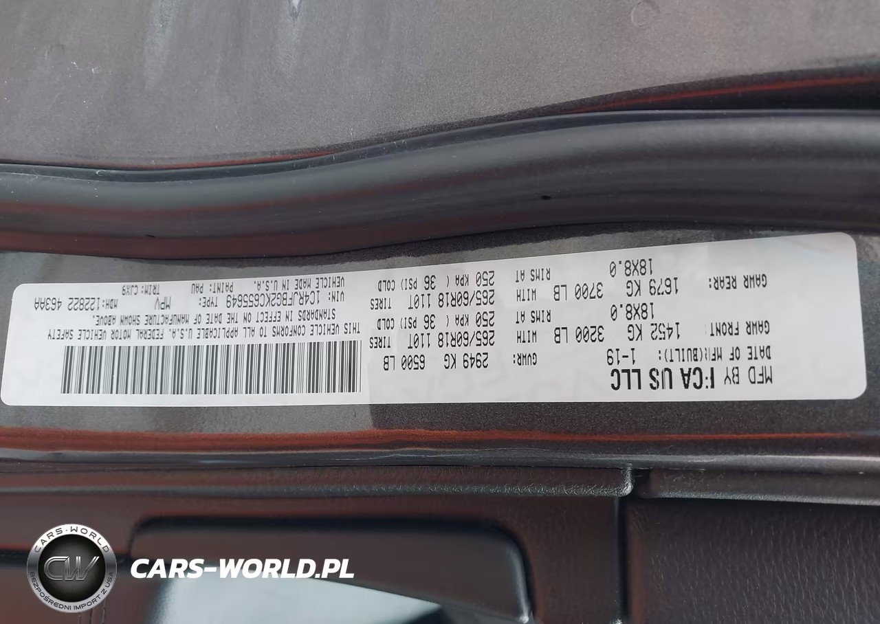 2019 Jeep Grand Cherokee Limited 4X4 VIN:1C4RJFBG2KC655649 - 9