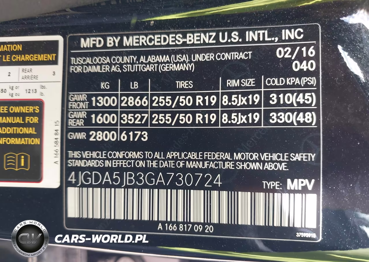 2016 Mercedes-Benz Gle 350 VIN:4JGDA5JB3GA730724 - 9