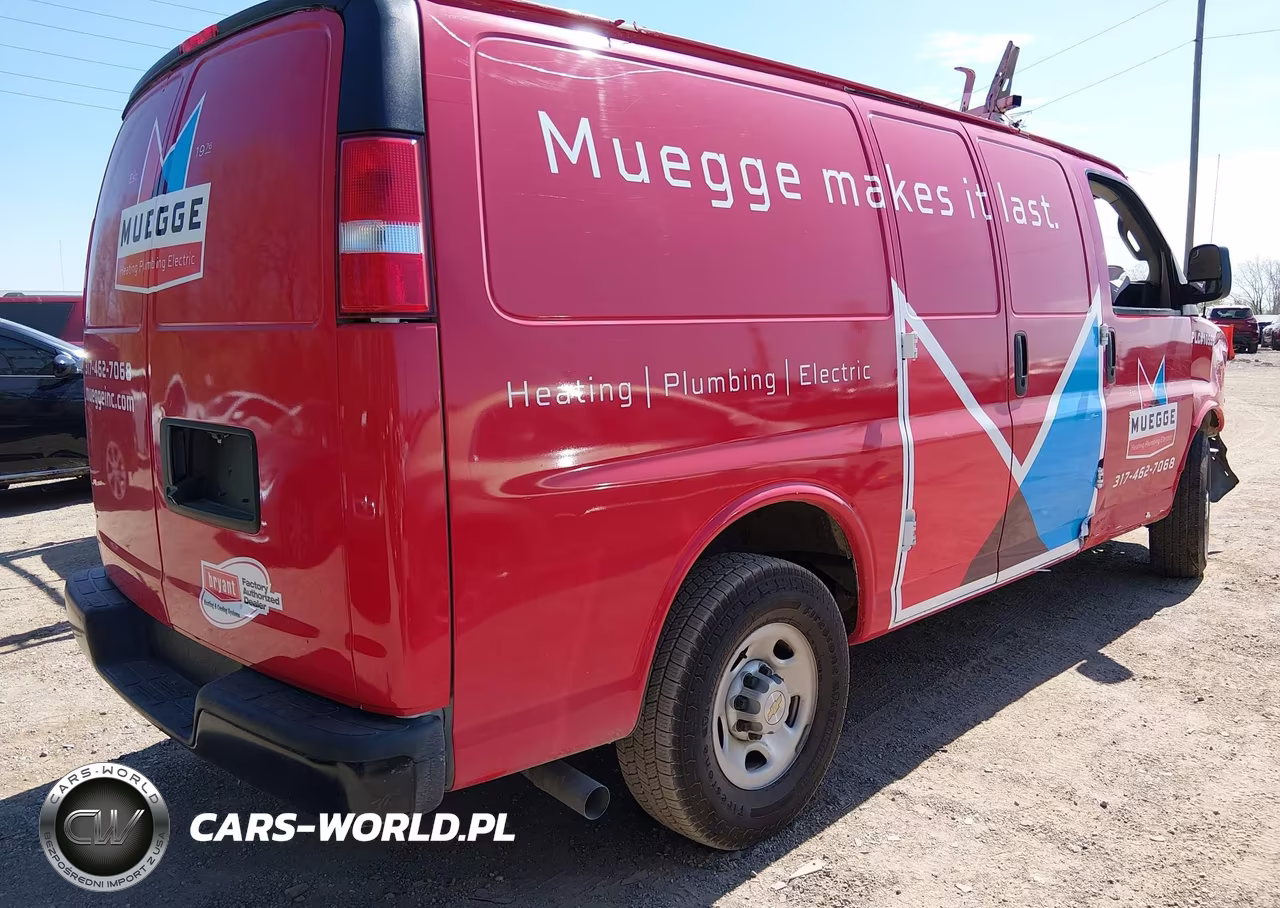 2023 Chevrolet Express Cargo Rwd 2500 Regular Wheelbase Wt VIN:1GCWGAFP7P1225102 - 4