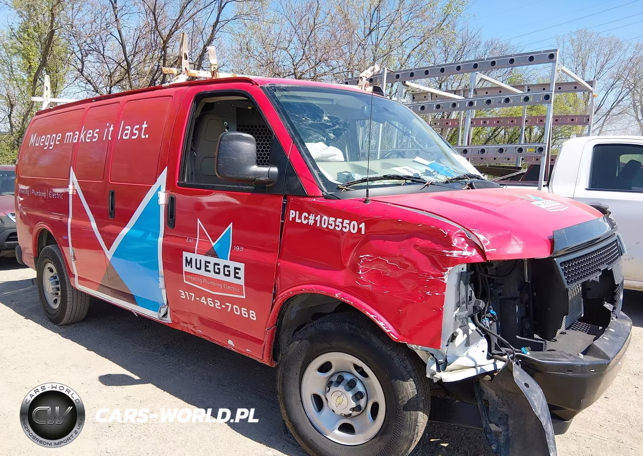 2023 Chevrolet Express Cargo Rwd 2500 Regular Wheelbase Wt VIN:1GCWGAFP7P1225102 - 6