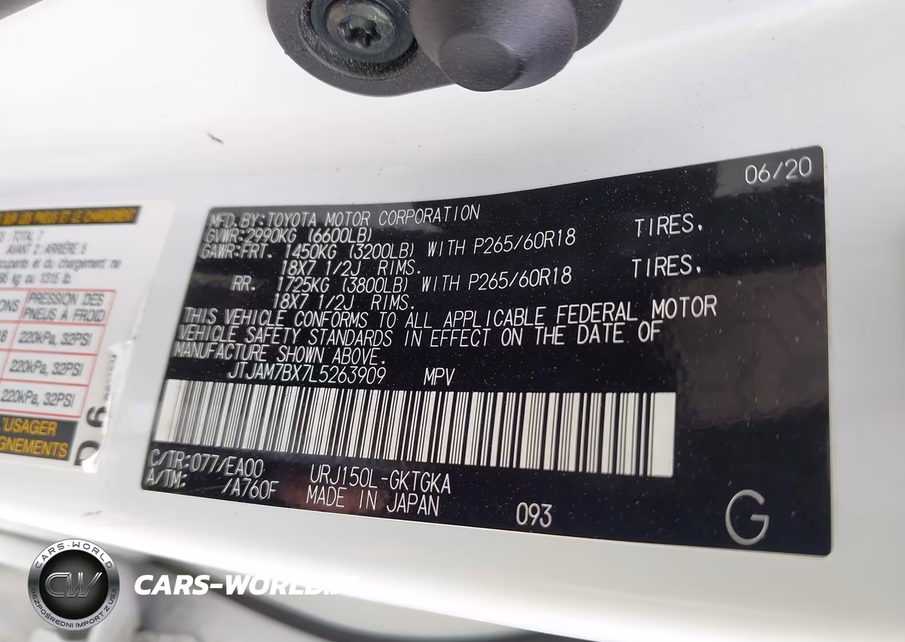 2020 Lexus Gx 460 Premium VIN:JTJAM7BX7L5263909 - 9