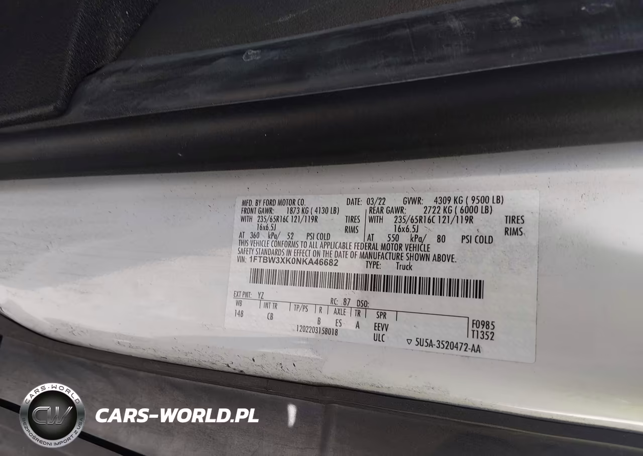 2022 Ford E-Transit-350 Cargo Van VIN:1FTBW3XK0NKA46682 - 9