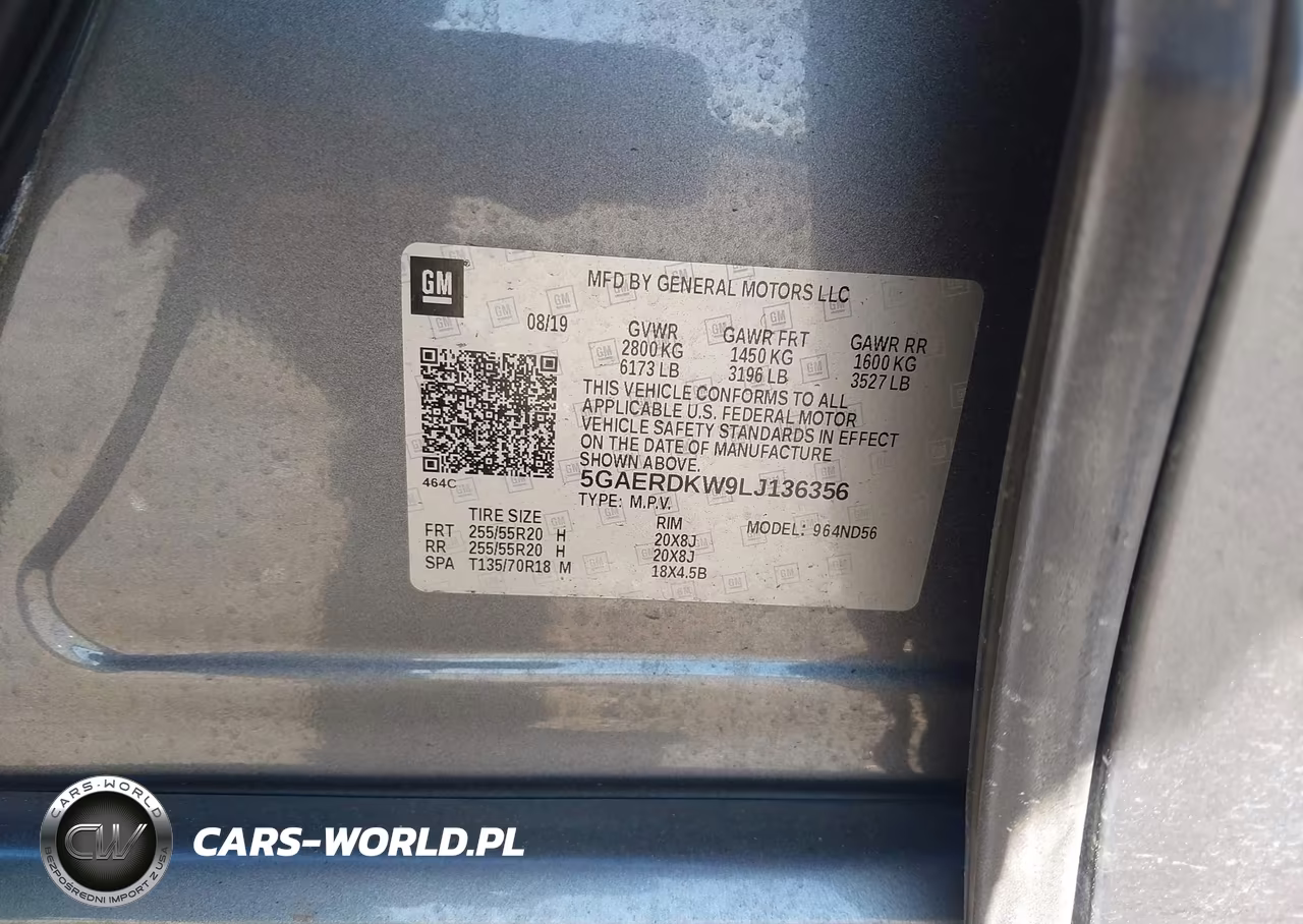 2020 Buick Enclave Fwd Avenir VIN:5GAERDKW9LJ136356 - 9