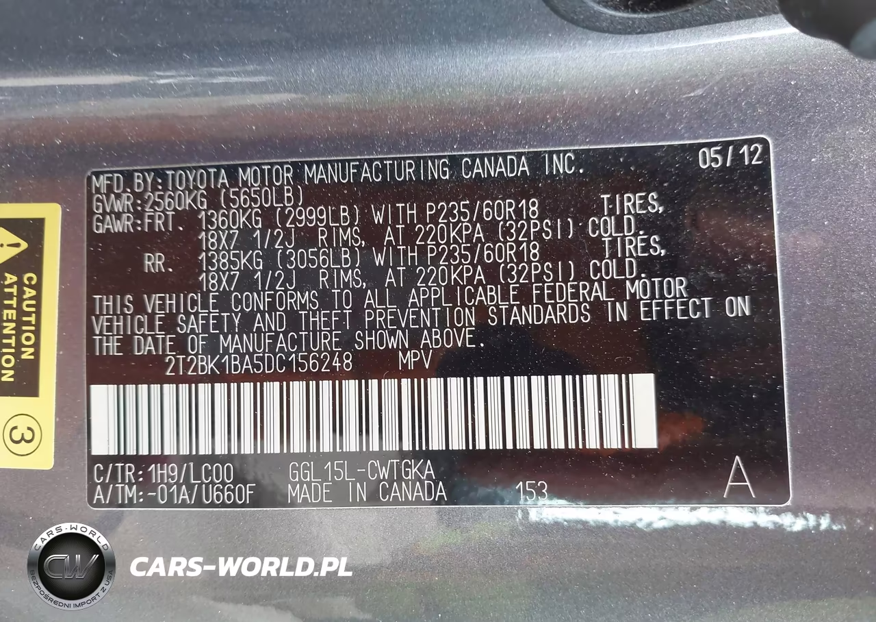 2013 Lexus Rx 350 VIN:2T2BK1BA5DC156248 - 9