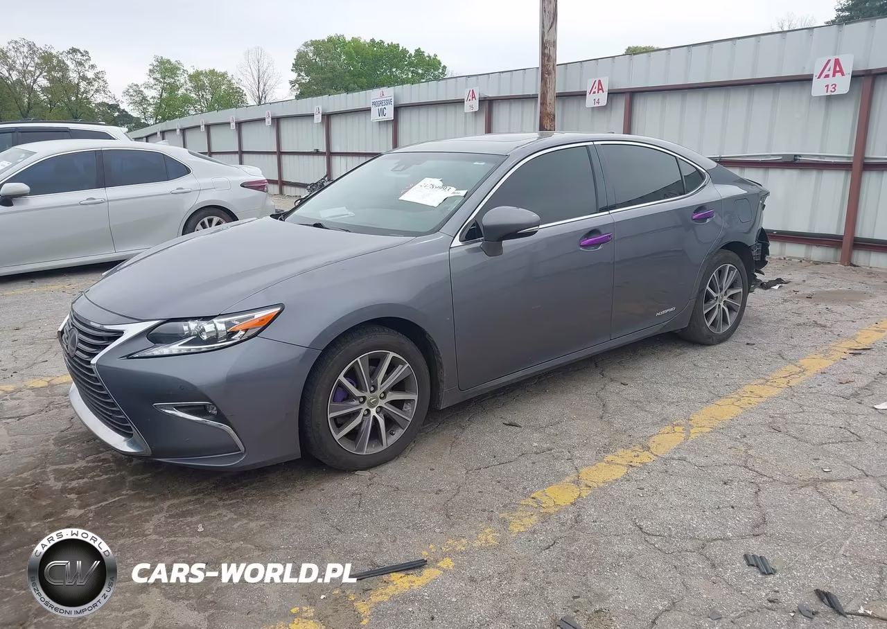 2018 Lexus Es 300H VIN:JTHBW1GG2J2185463 - 2