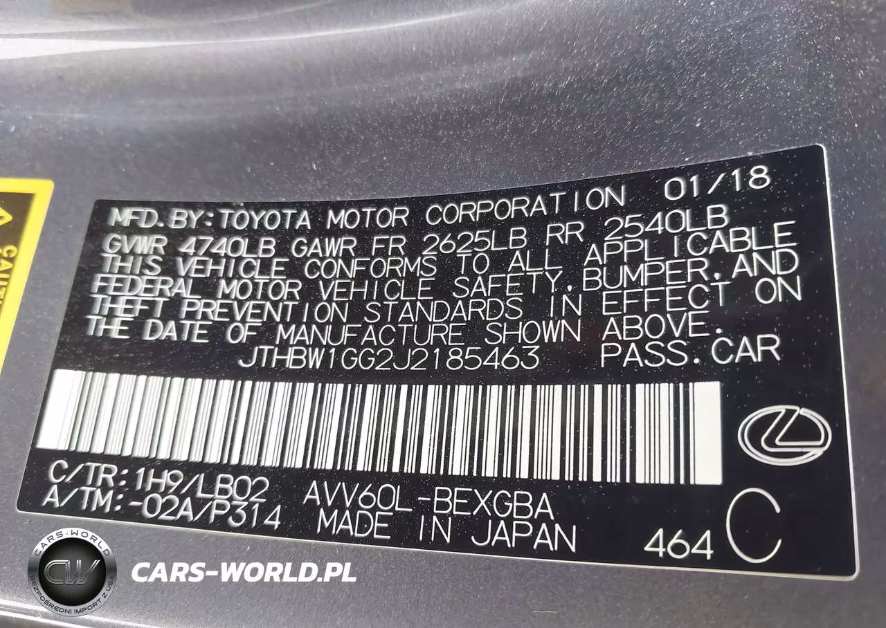 2018 Lexus Es 300H VIN:JTHBW1GG2J2185463 - 9