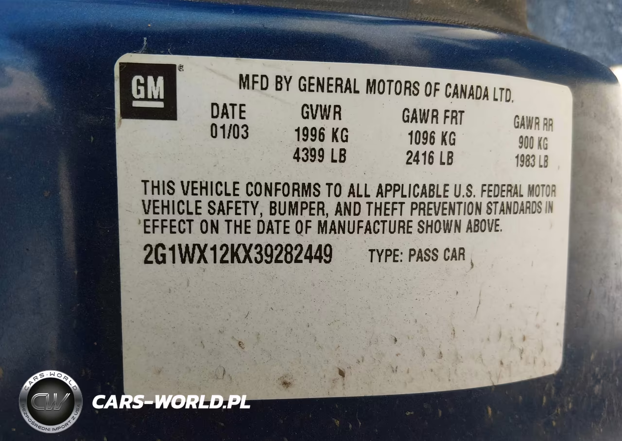 2003 Chevrolet Monte Carlo Ss VIN:2G1WX12KX39282449 - 9