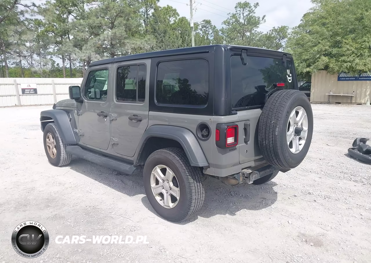 2018 Jeep Wrangler Unlimited Sport S 4X4 VIN:1C4HJXDN6JW253353 - 3