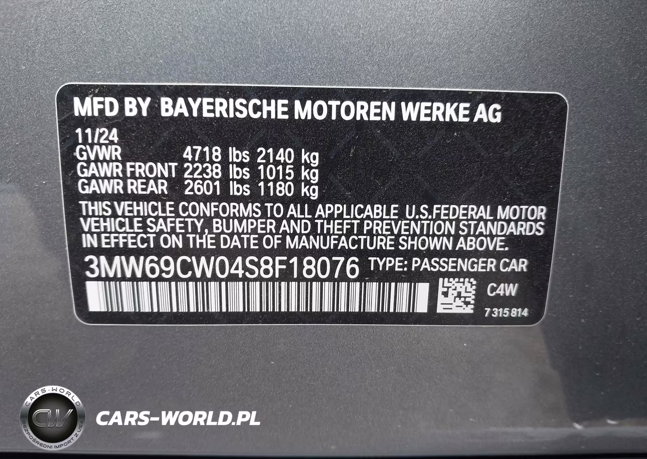 2025 BMW 330I VIN:3MW69CW04S8F18076 - 9