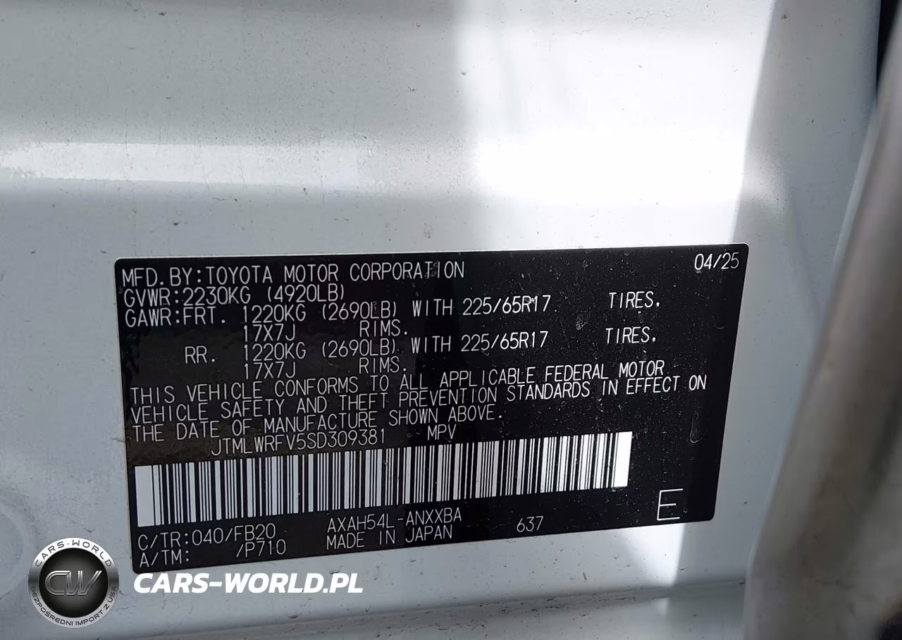 2025 Toyota Rav4 Hybrid Le VIN:JTMLWRFV5SD309381 - 9