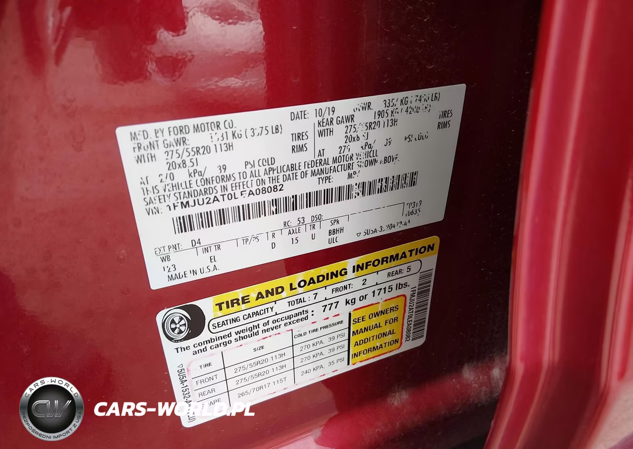 2020 Ford Expedition Limited VIN:1FMJU2AT0LEA08082 - 9