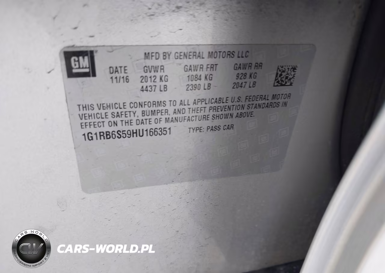 2017 Chevrolet Volt Premier VIN:1G1RB6S59HU166351 - 9