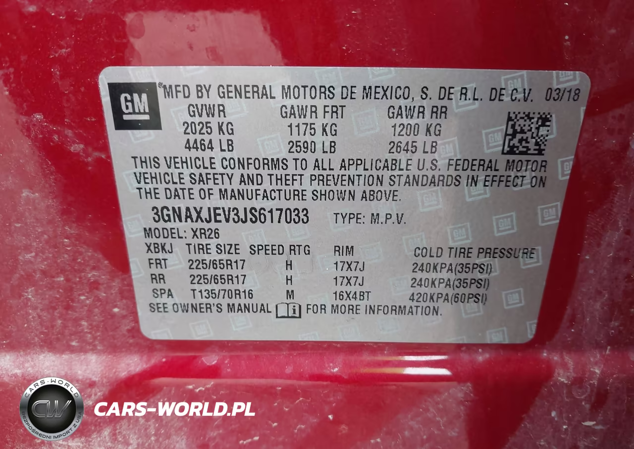 2018 Chevrolet Equinox Lt VIN:3GNAXJEV3JS617033 - 9