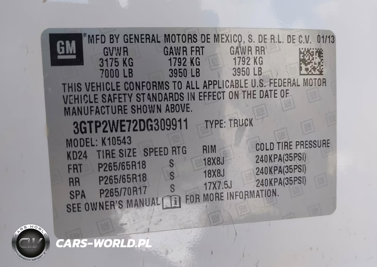2013 GMC Sierra 1500 Slt VIN:3GTP2WE72DG309911 - 9