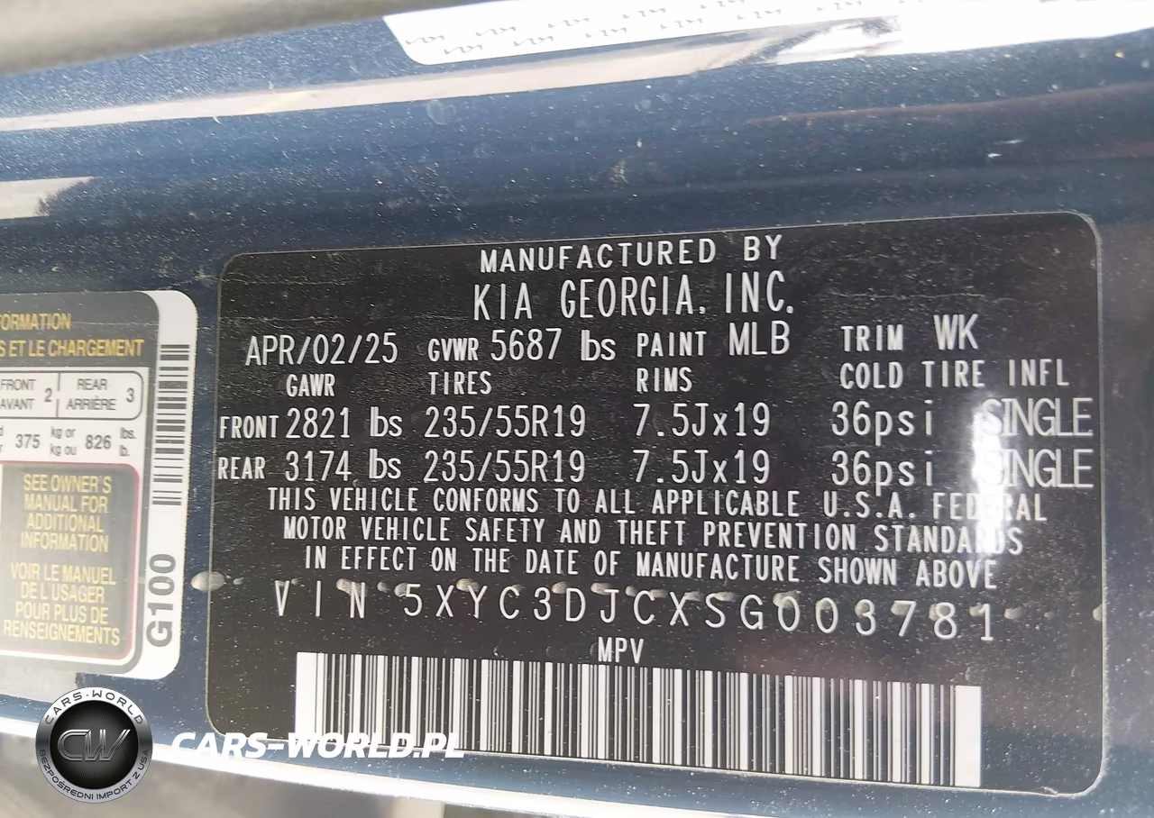 2025 Kia Ev6 Wind VIN:5XYC3DJCXSG003781 - 9