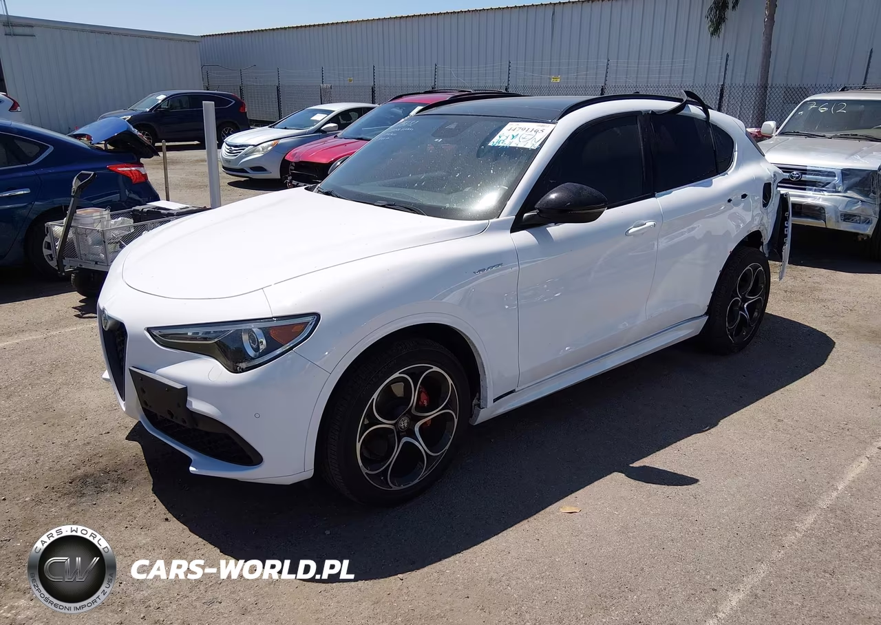2023 Alfa Romeo Stelvio Veloce Awd VIN:ZASPAKBN6P7D51097 - 2