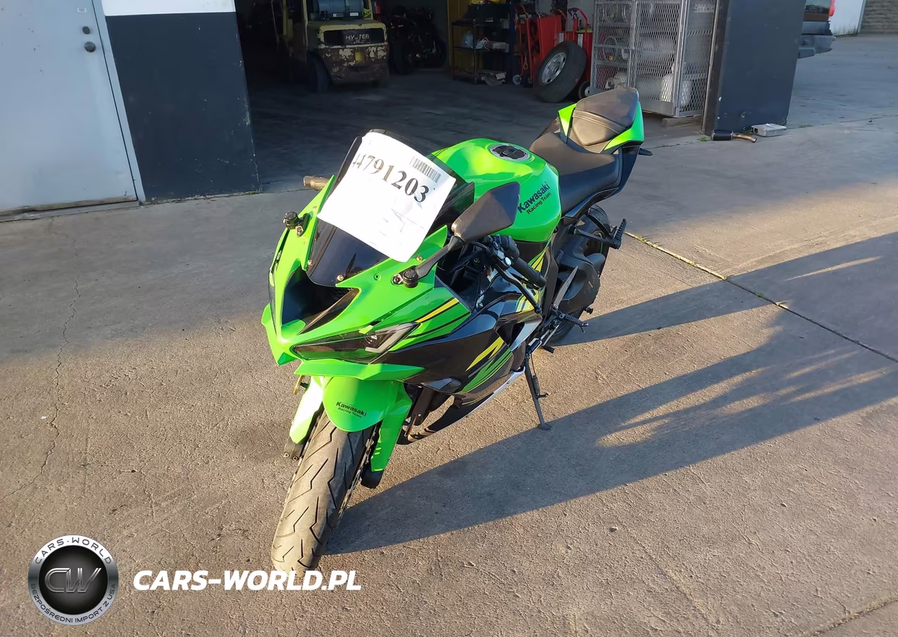 2021 Kawasaki Zx636 K VIN:JKBZXJG1XMA015828 - 2